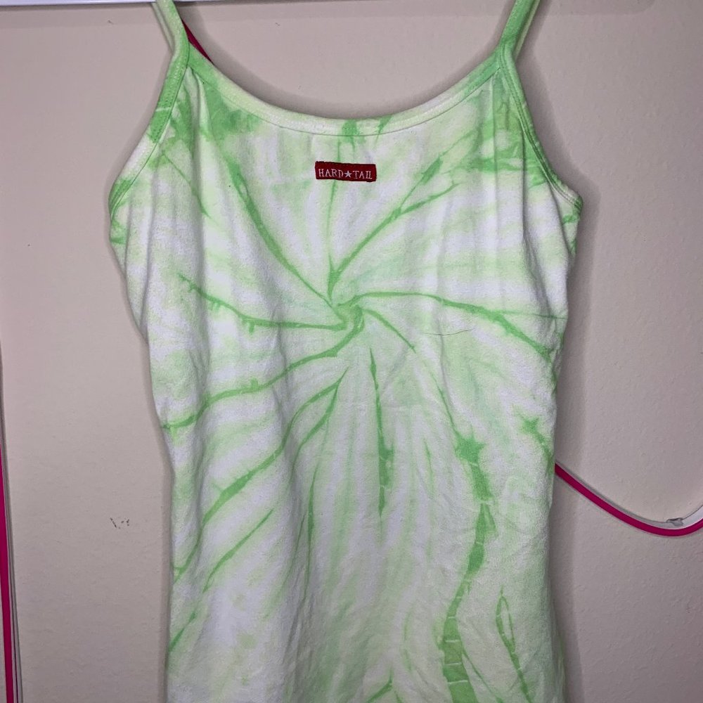 Hard Tail SWIRL TYE DYE tank top one of a kind